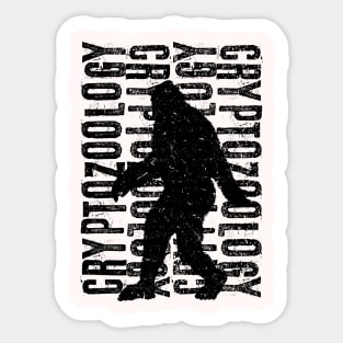 Bigfoot Sasquatch Silhouette Cryptozoology Sticker